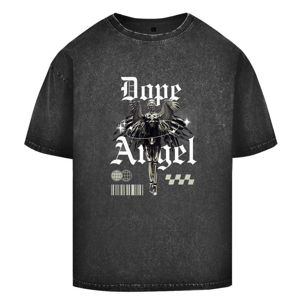 Oversize Washed T-Shirt dope angel